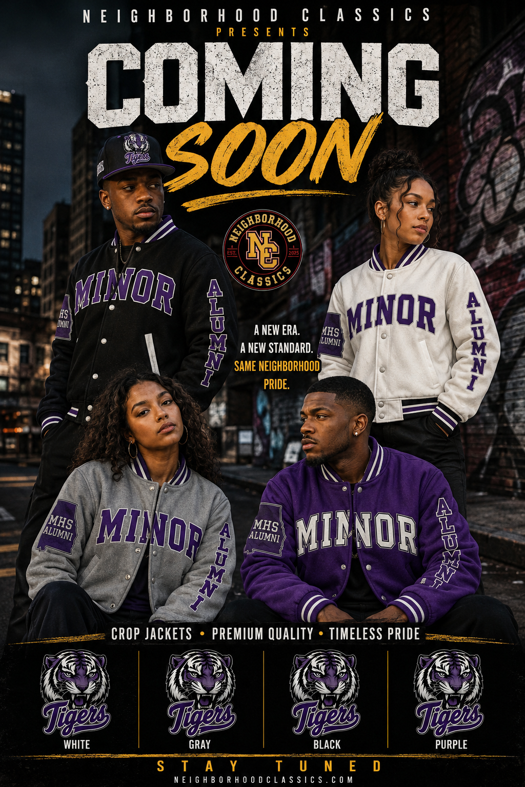 Minor MHS Alumni varsity jackets — Coming Soon